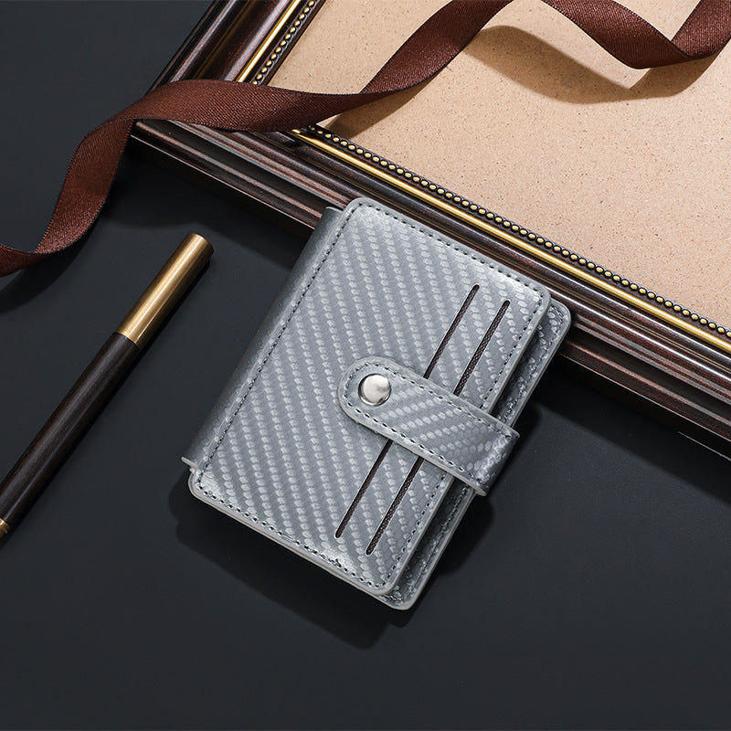 Carbon Fiber Textured Compact Wallet Stornfield