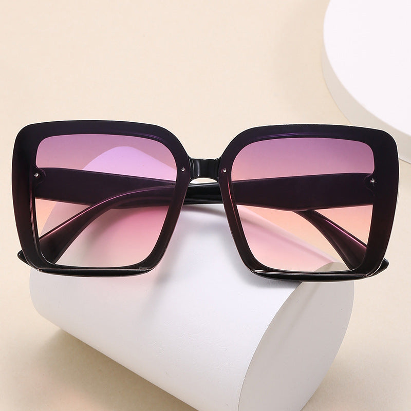 Women's fashionable square sunglasses with gradient lenses Stornfield