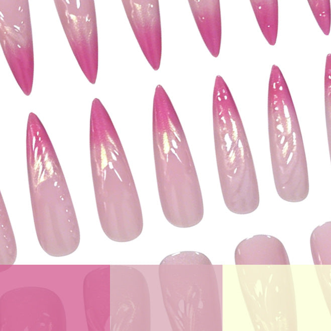 Artistic Accented Stiletto Nail Enhancements Stornfield