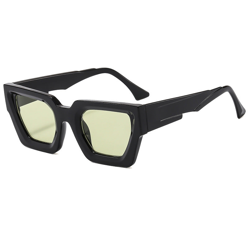 Ladies stylish square sunglasses in modern design with refined plastic frame Stornfield