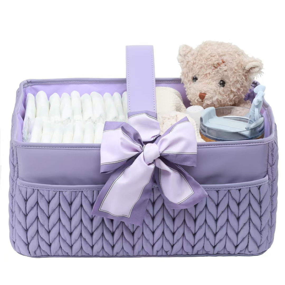 Quilted tote bag with practical compartments Stornfield