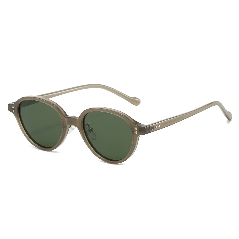 Women's vintage-inspired sunglasses with stylish oval frame Stornfield