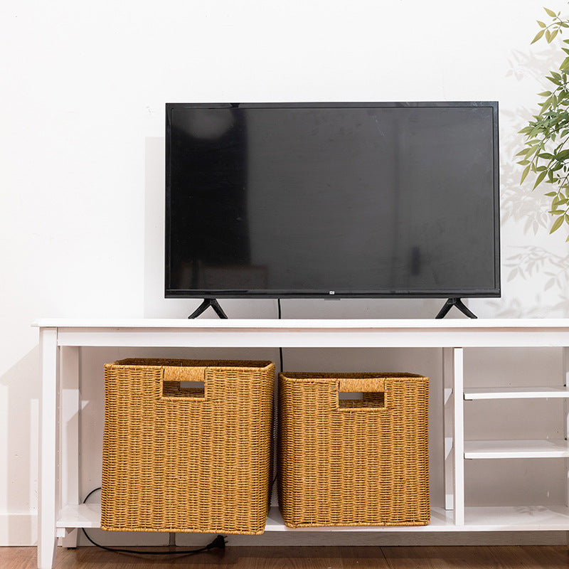 Rectangular Woven Storage Basket Stornfield