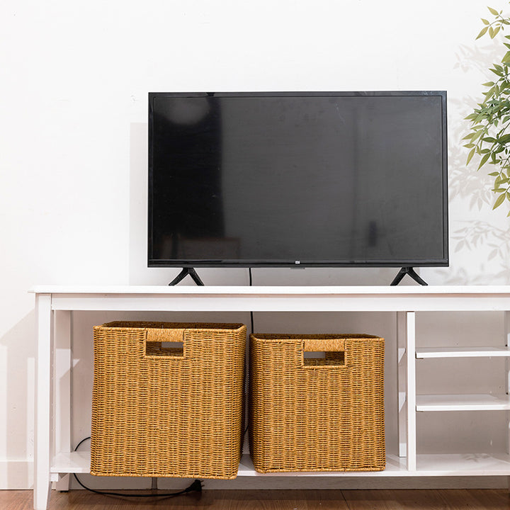 Rectangular Woven Storage Basket Stornfield