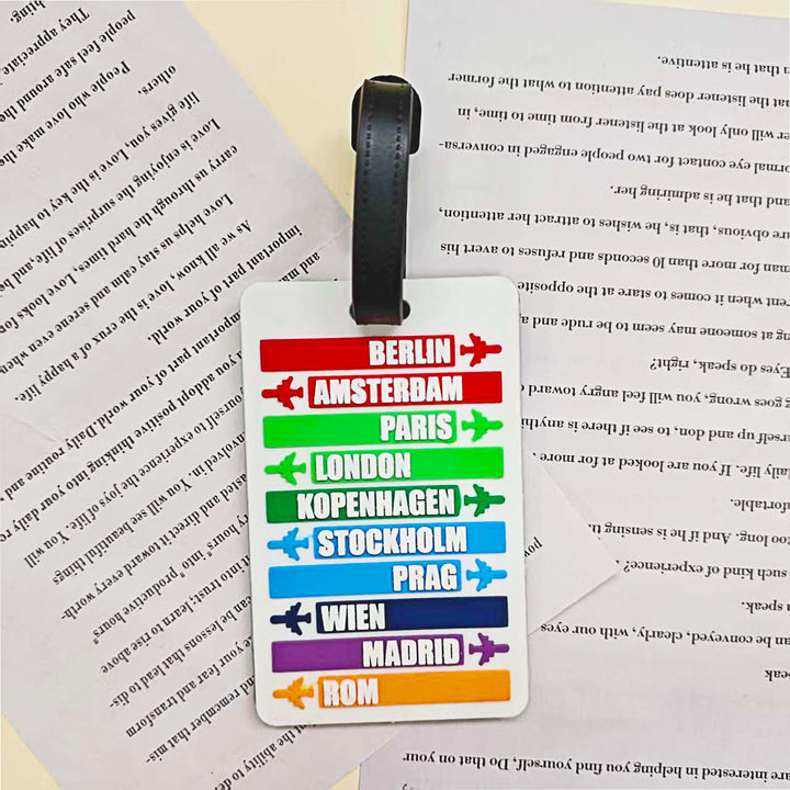 Unisex Travel-Themed Luggage Tag Stornfield