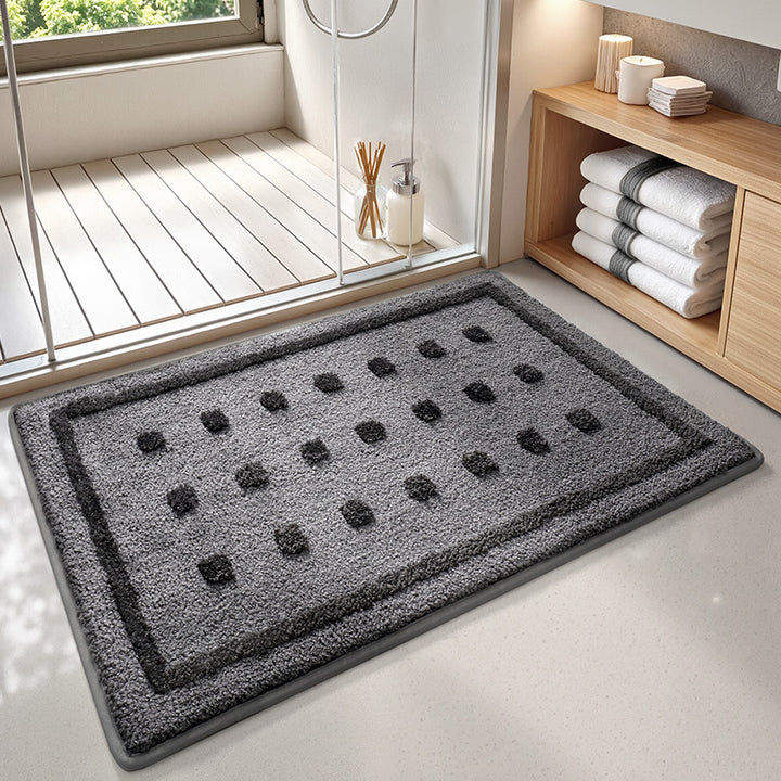 Playful UFO-Themed Bathroom Rug