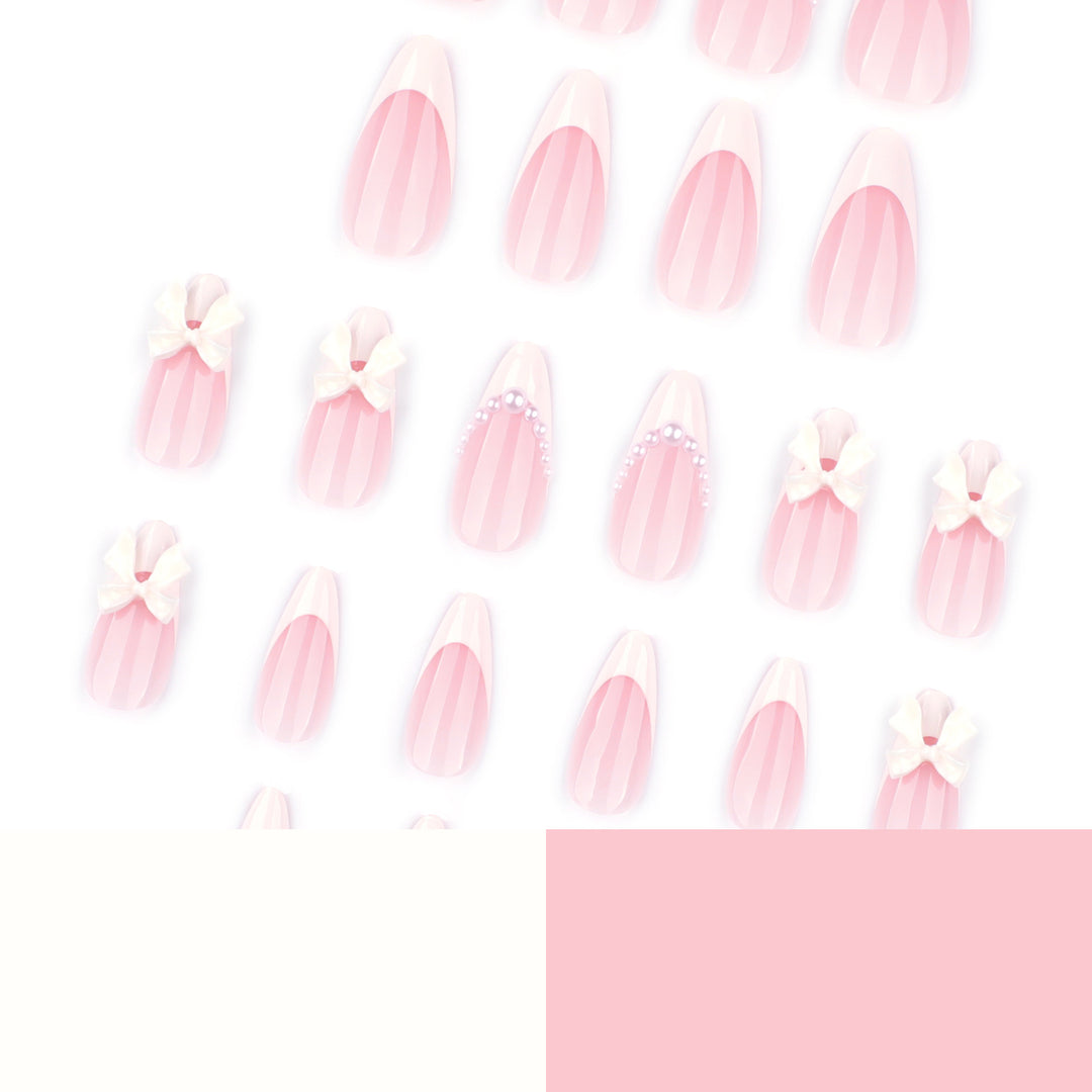 Artful stiletto nails with elegant flower embellishment Stornfield