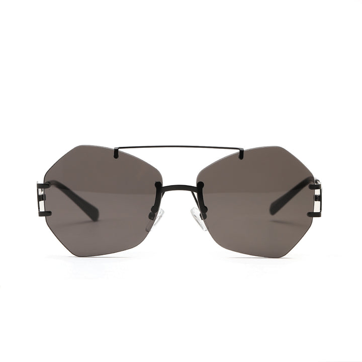 Women's fashionable octagonal sunglasses with delicate metal frame Stornfield