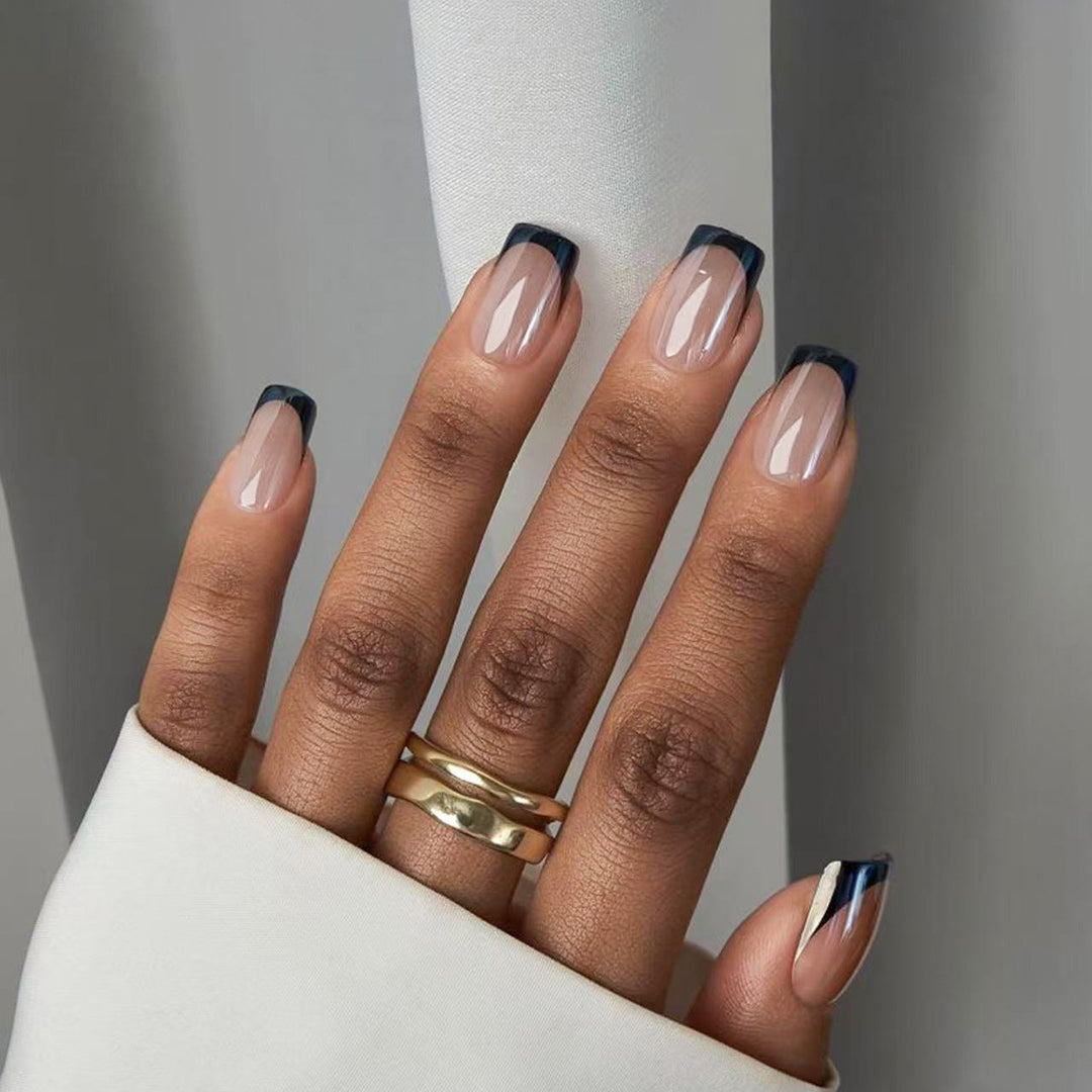 Elegant French Tip Press-On Nails Stornfield 1789085963