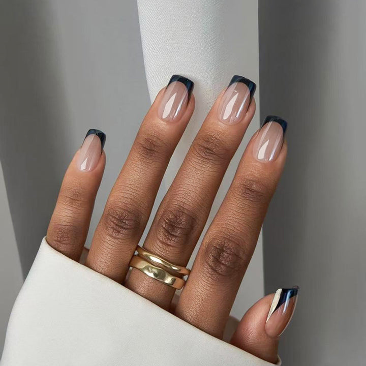 Elegant French Tip Press-On Nails Stornfield 1789085963