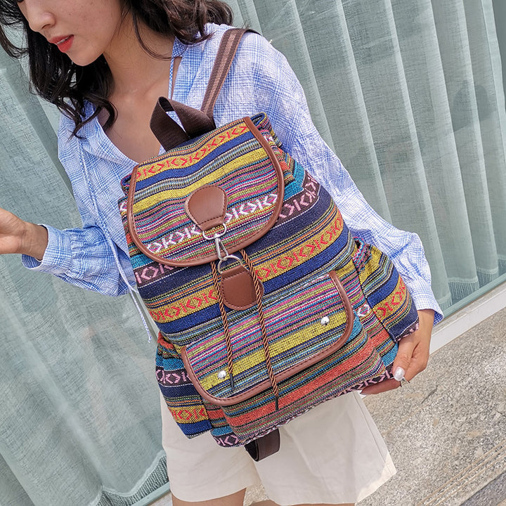 Bohemian Multi-Pocket Travel Backpack Stornfield