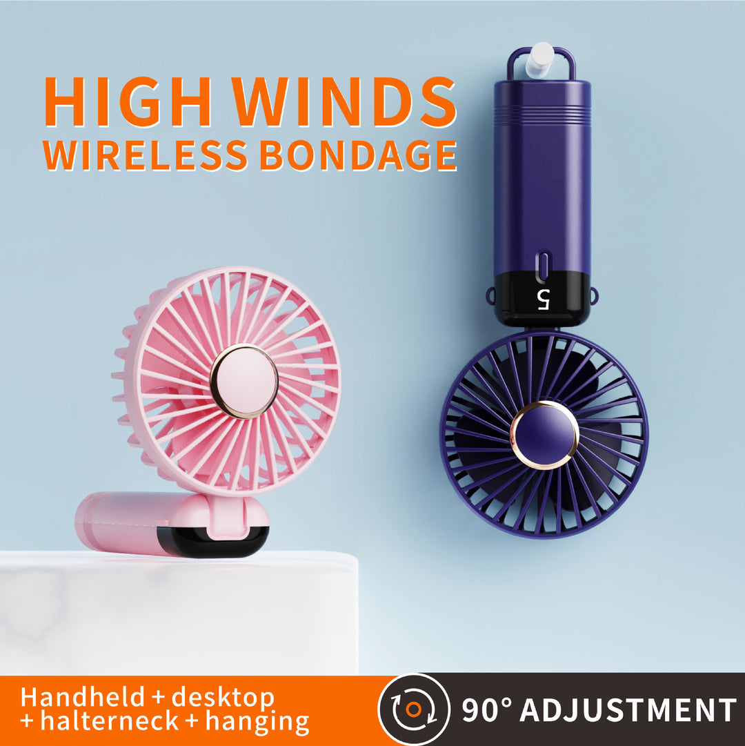 Unisex nan rechargeable portable handheld and desk fan with LED battery indicator Stornfield