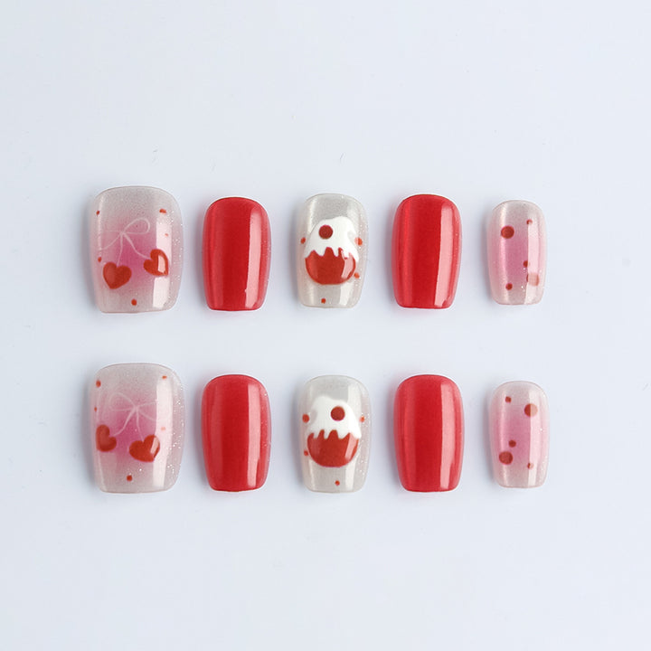 Decorative Themed Press-On Nail Set Stornfield