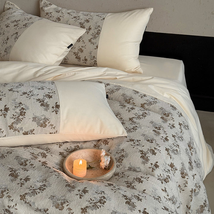 Botanical Patchwork Duvet Cover Set