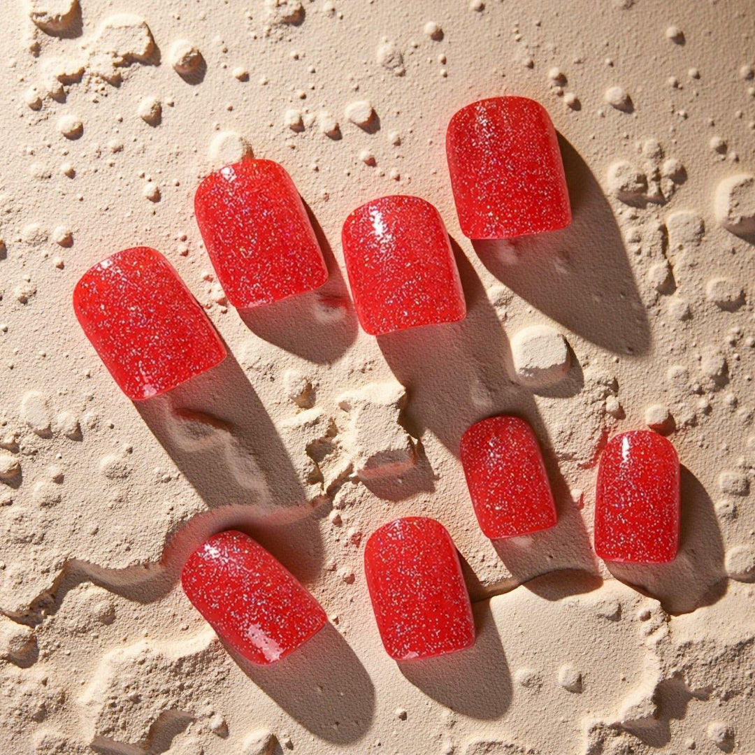 Glittering artificial nails with high-gloss effect Stornfield