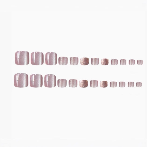 Decorative Glittered Toe Nail Art Stornfield
