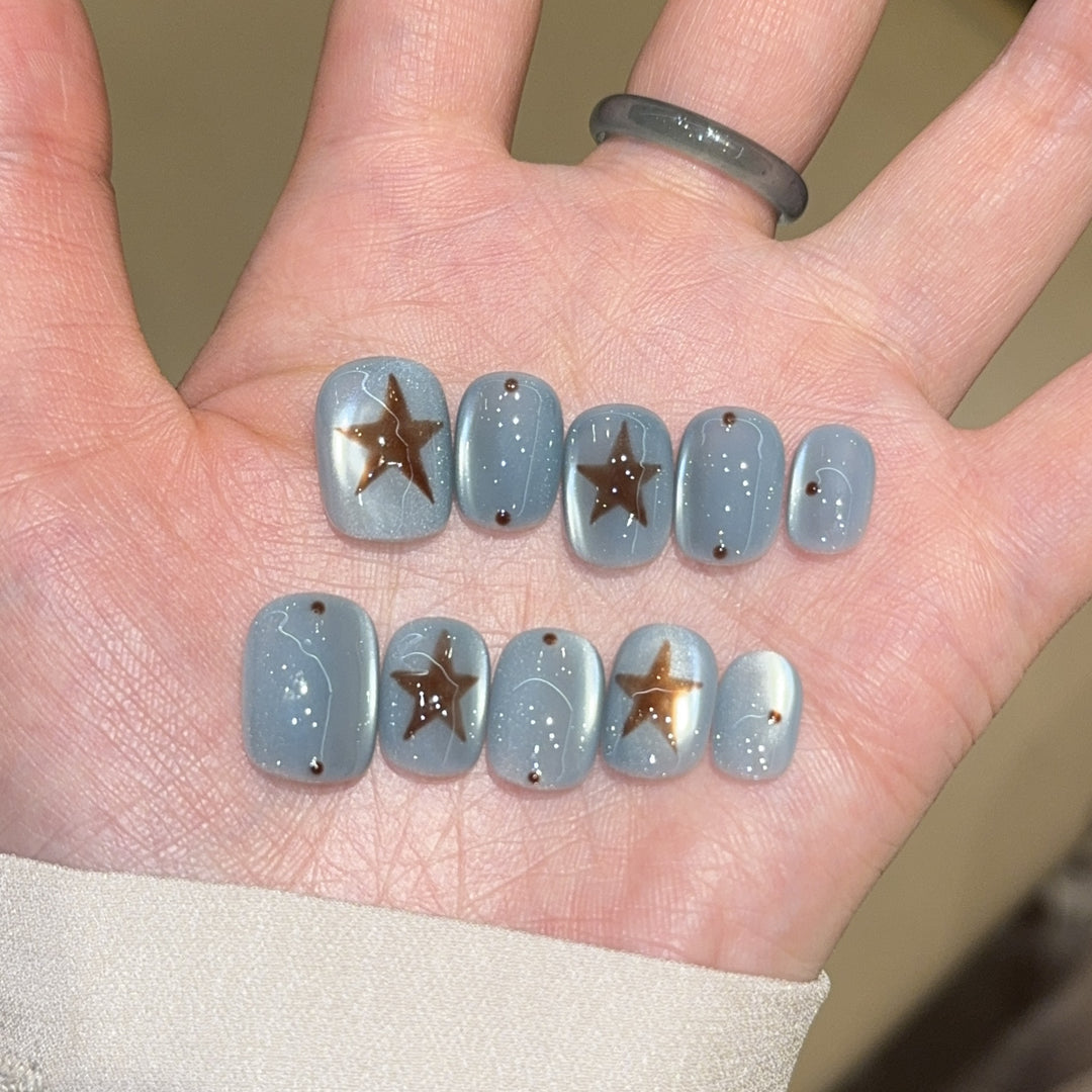 Artificial Nail Tips with Star Design Stornfield