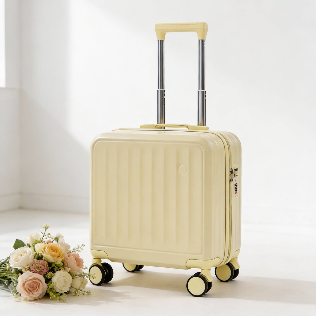 hardshell carry-on suitcase with telescopic handle and 360 degree spinner wheels Stornfield