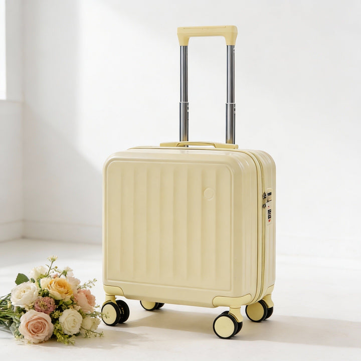hardshell carry-on suitcase with telescopic handle and 360 degree spinner wheels Stornfield