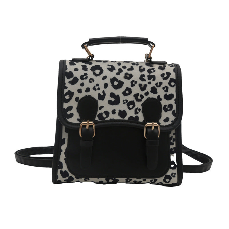 Chic Leopard Print Satchel Crossbody Bag Stornfield