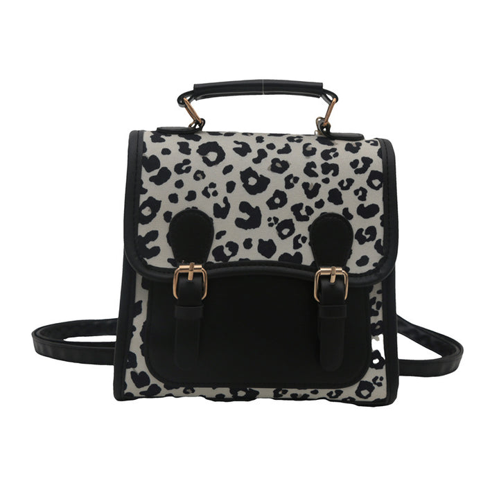 Chic Leopard Print Satchel Crossbody Bag Stornfield