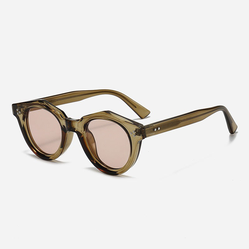 Women Designer Sunglasses with Polygonal Frame and Fashionable Accents Stornfield