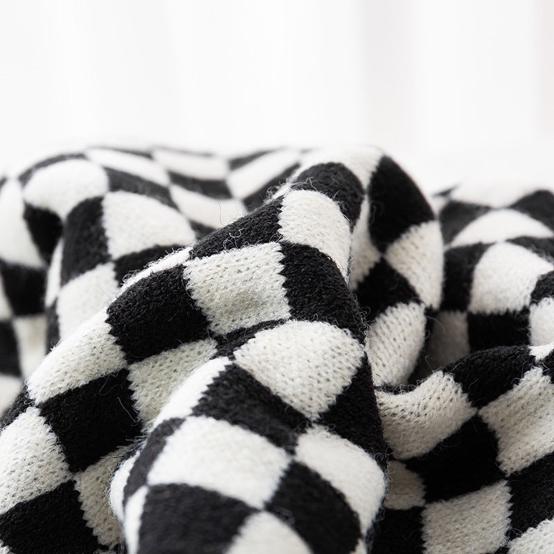 Women Stylish Check Scarf Stornfield