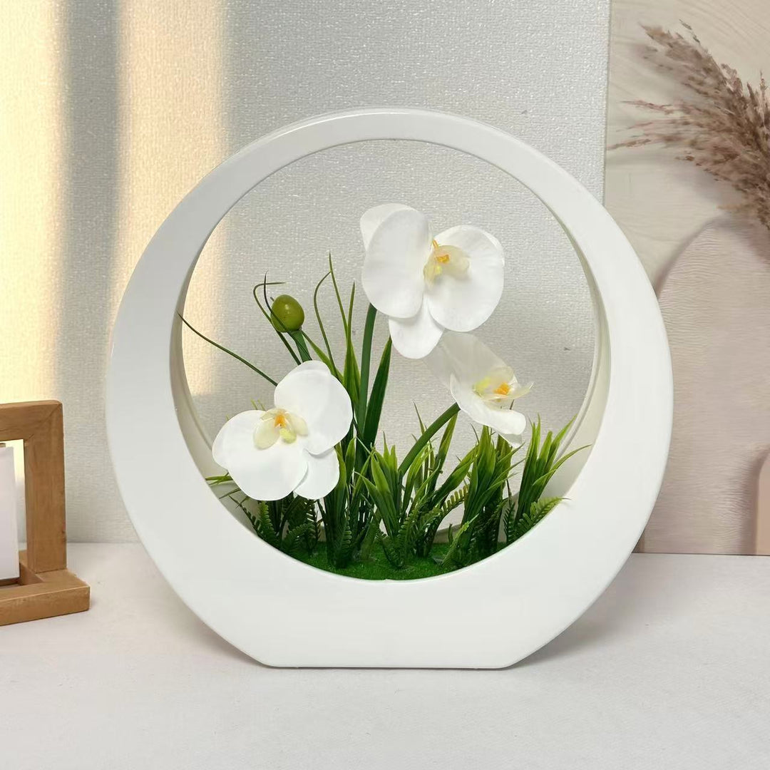 Elegant Orchid Decorative Centerpiece