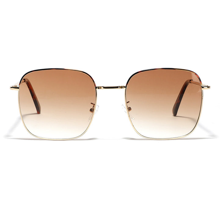 Women's fashionable square sunglasses with elegant metal frame Stornfield