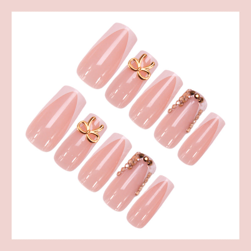Artificial nail set with elegant decorations and unique designs Stornfield