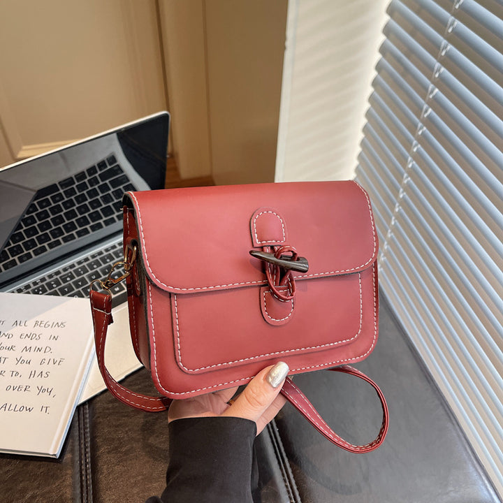 WoStructured Leather Crossbody Bag Stornfield