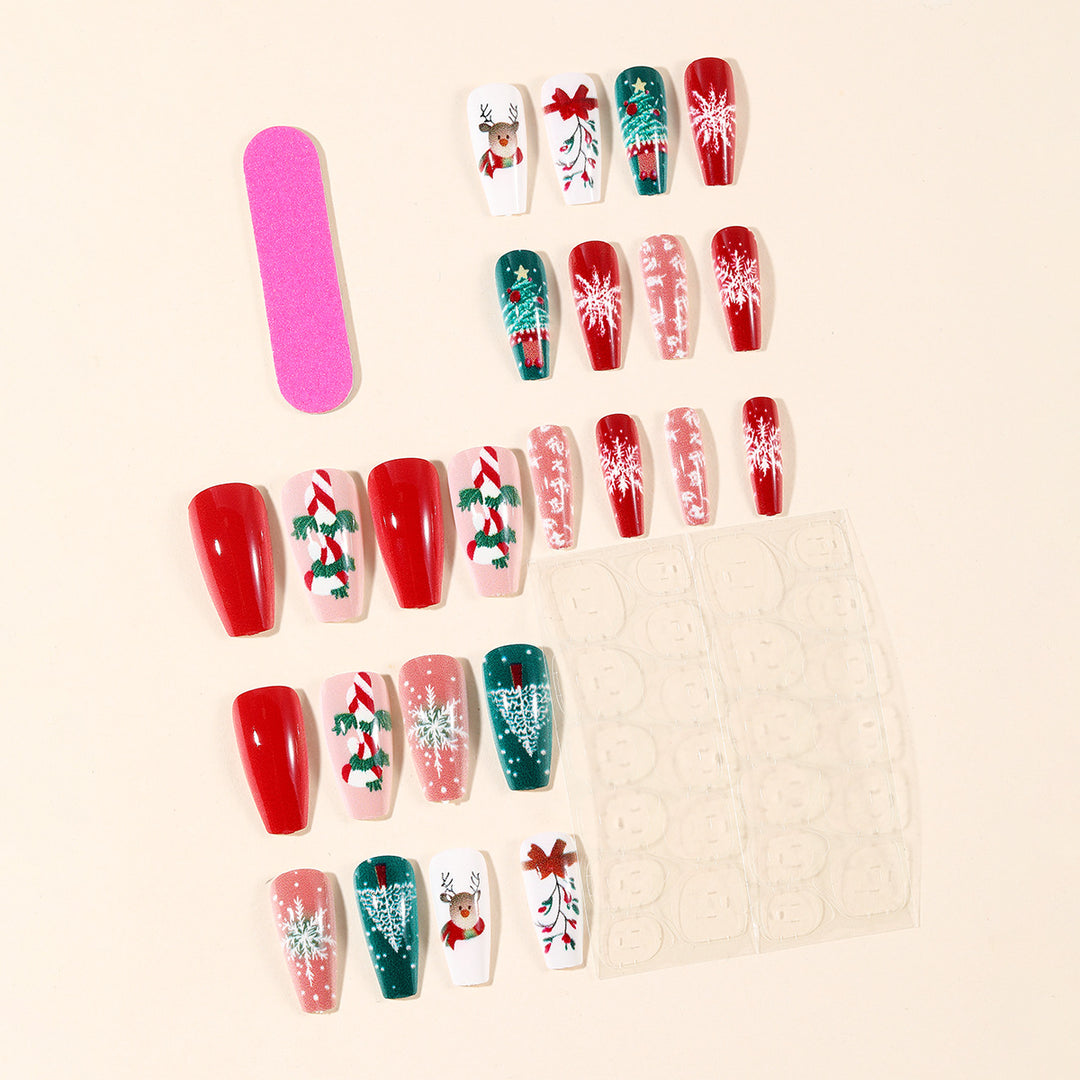 Festive Themed Holiday Nail Art Extensions Stornfield