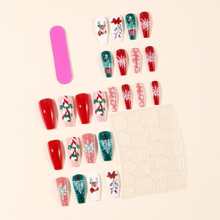 Festive Themed Holiday Nail Art Extensions Stornfield