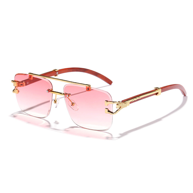Women's stylish square sunglasses with luxurious metal frame Stornfield