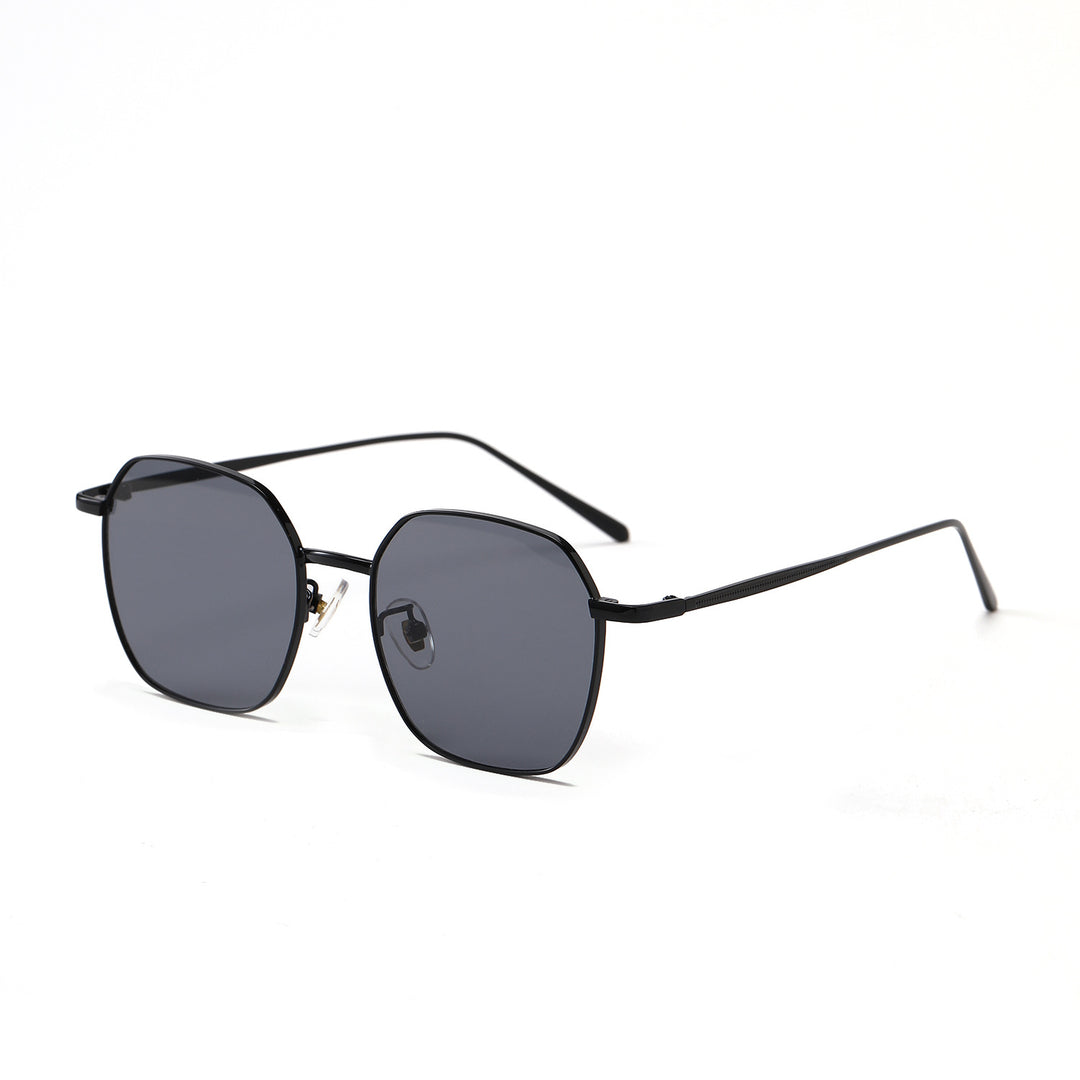 Women geometric sunglasses with modern metal frame Stornfield