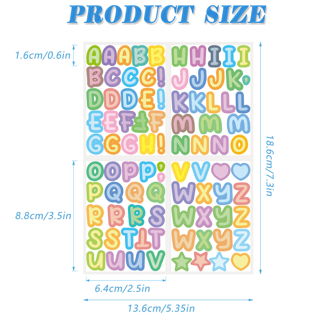 Colorful Alphabet Sticker Set Stornfield