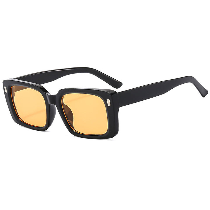 Women's Fashion Square Sunglasses with Matt Frame and UV Protection Stornfield