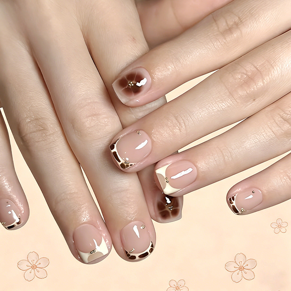 Elegant French Tip Press-On Nails Collection Stornfield