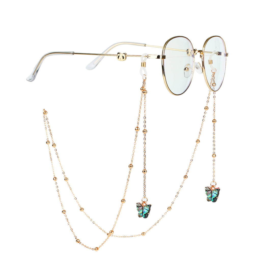 Fashionable sunglasses chains with butterfly pendants Stornfield