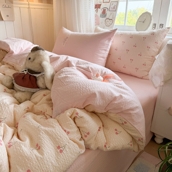 Cozy Patchwork Quilted Comforter Set