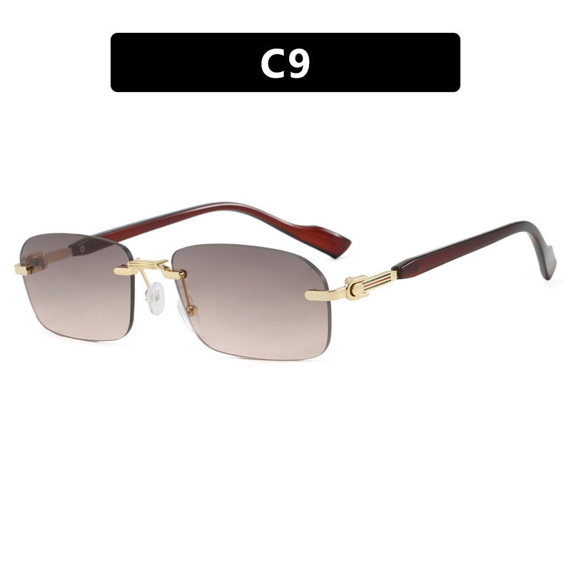 Women's sunglasses with elegant metal frame and stylish wood details Stornfield