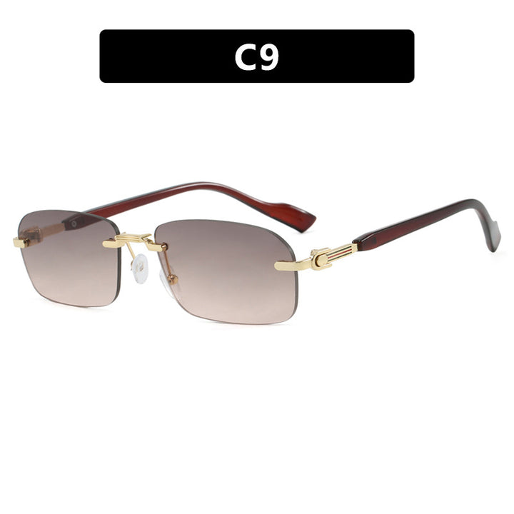 Women's sunglasses with elegant metal frame and stylish wood details Stornfield