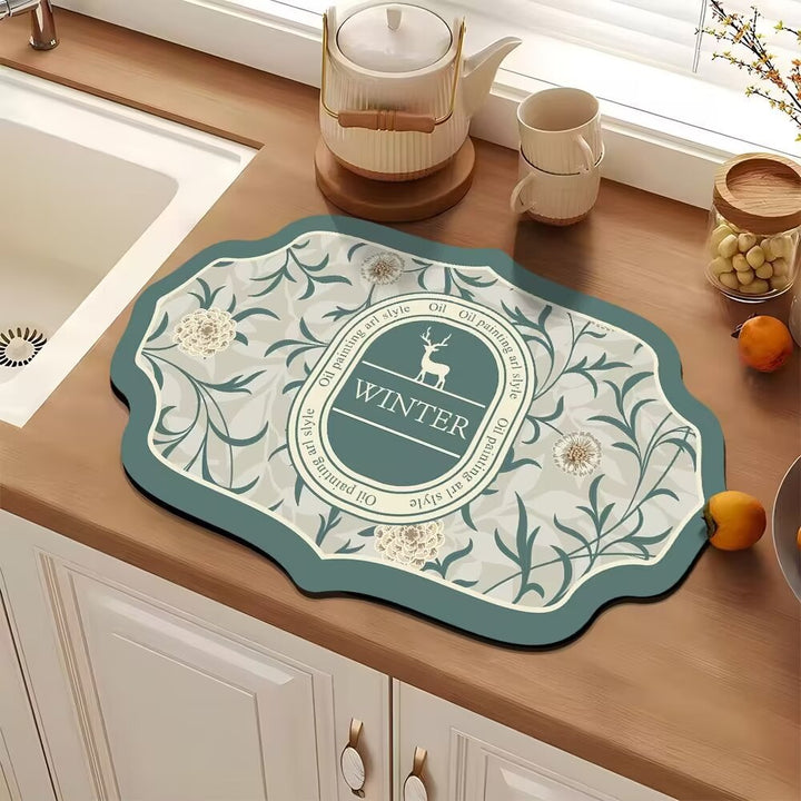 Elegant Decorative Kitchen Mat Stornfield