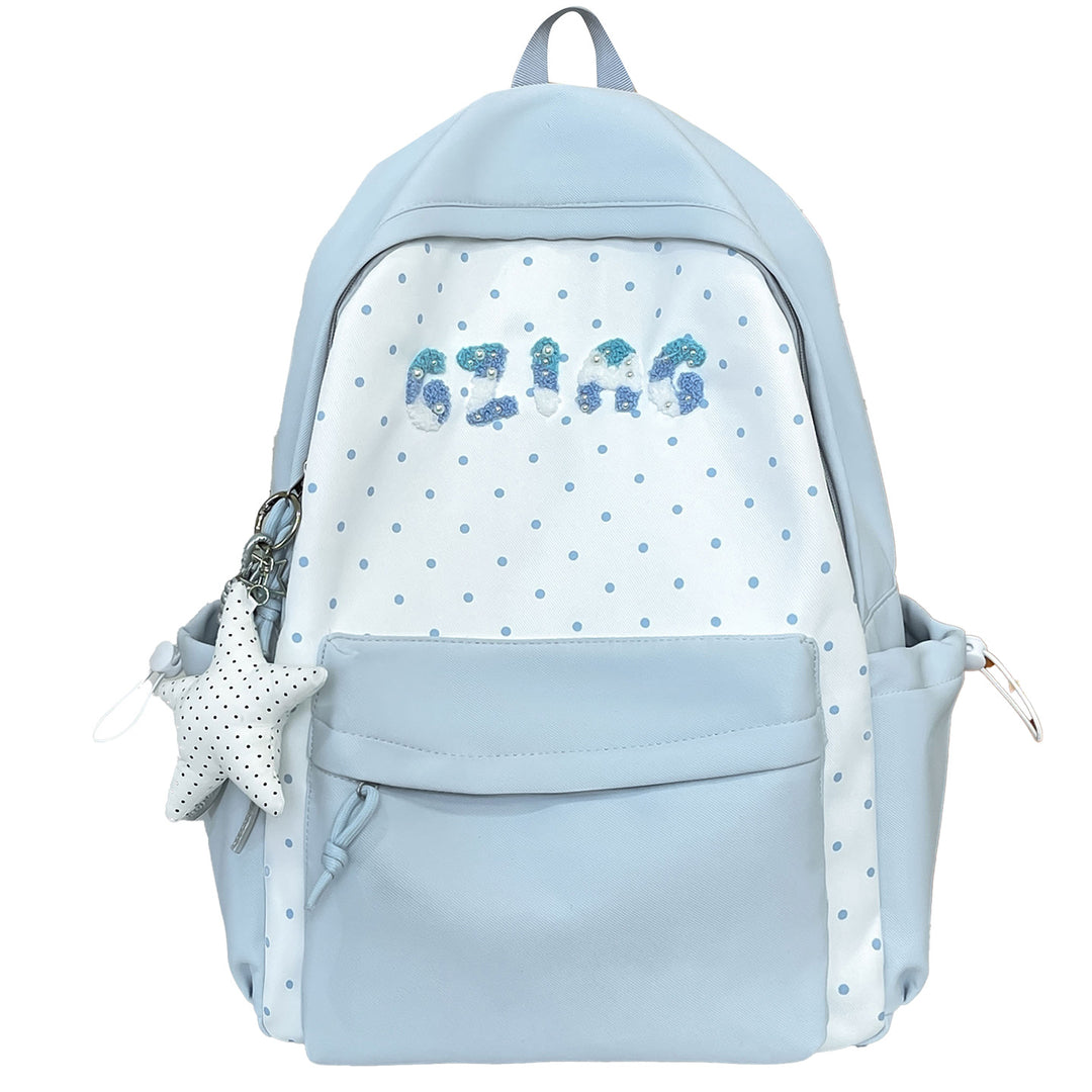 Cute Polka Dot Patterned Backpack Stornfield