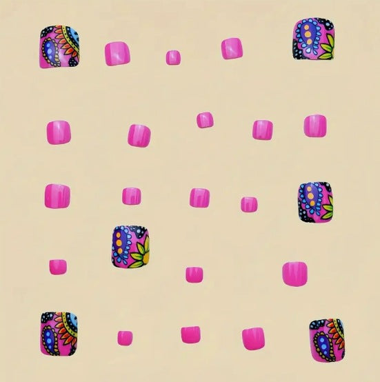 Decorative Pedicure Nail Art Enhancements Stornfield