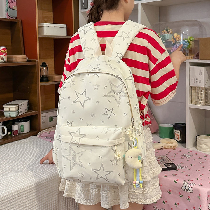 Casual Star-Embellished Backpack Stornfield 1791205374