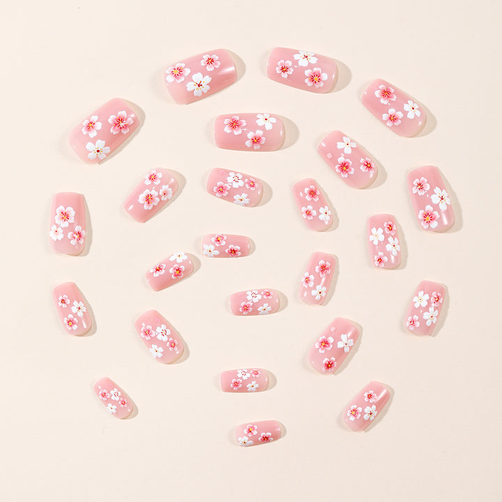 Floral Acrylic Nail Art Extensions Stornfield 1789713374