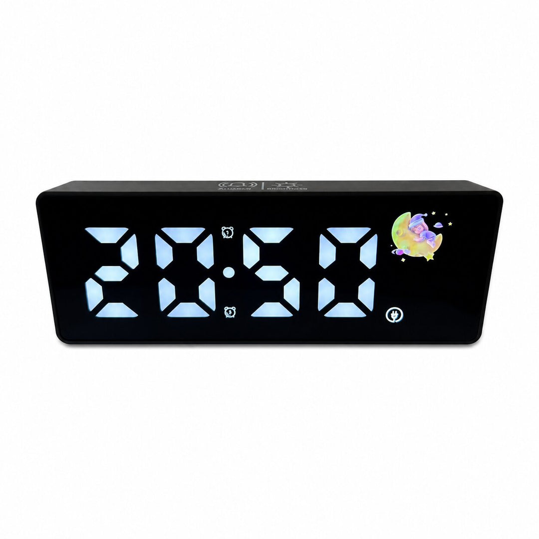 Digital Night Light Alarm Clock with Large LED Display Stornfield