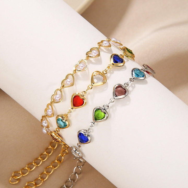 Butterfly and Daisy Charm Anklet Stornfield