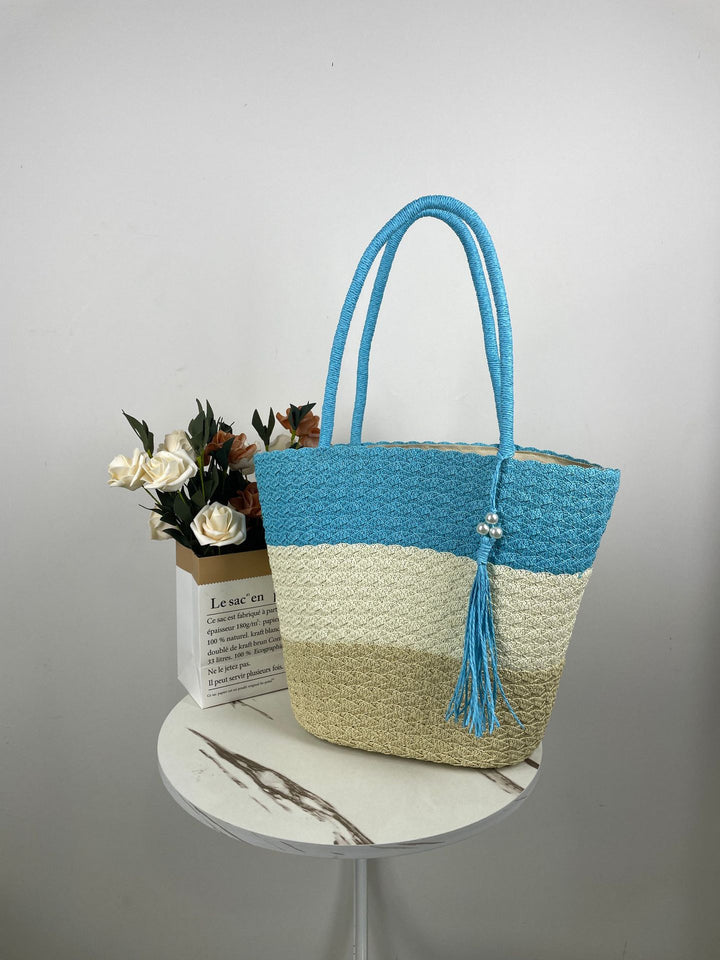 Trendy Woven Beach Bag Stornfield
